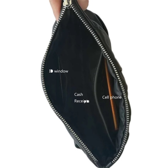 Genuine Leather Wristlet / Clutch Purse - Picture 4 of 6